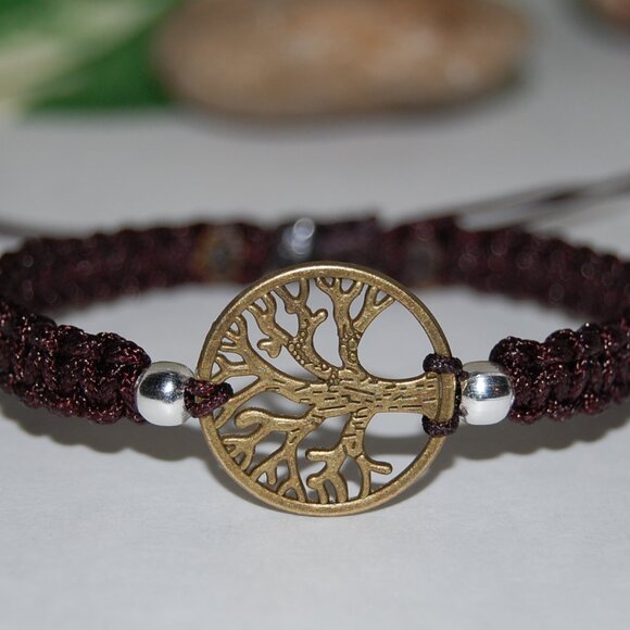 Tree of Life Bracelet,Drawstring Bracelet,Tree Bracelet - Picture 1 of 2